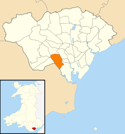 2024 Wales Cardiff Community Canton map